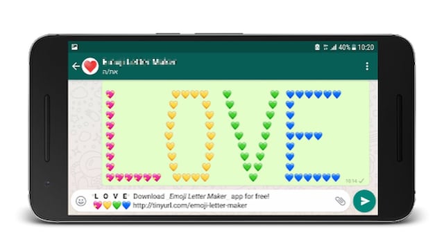Cómo enviar un texto formado por emojis a todos tus contactos de WhatsApp
