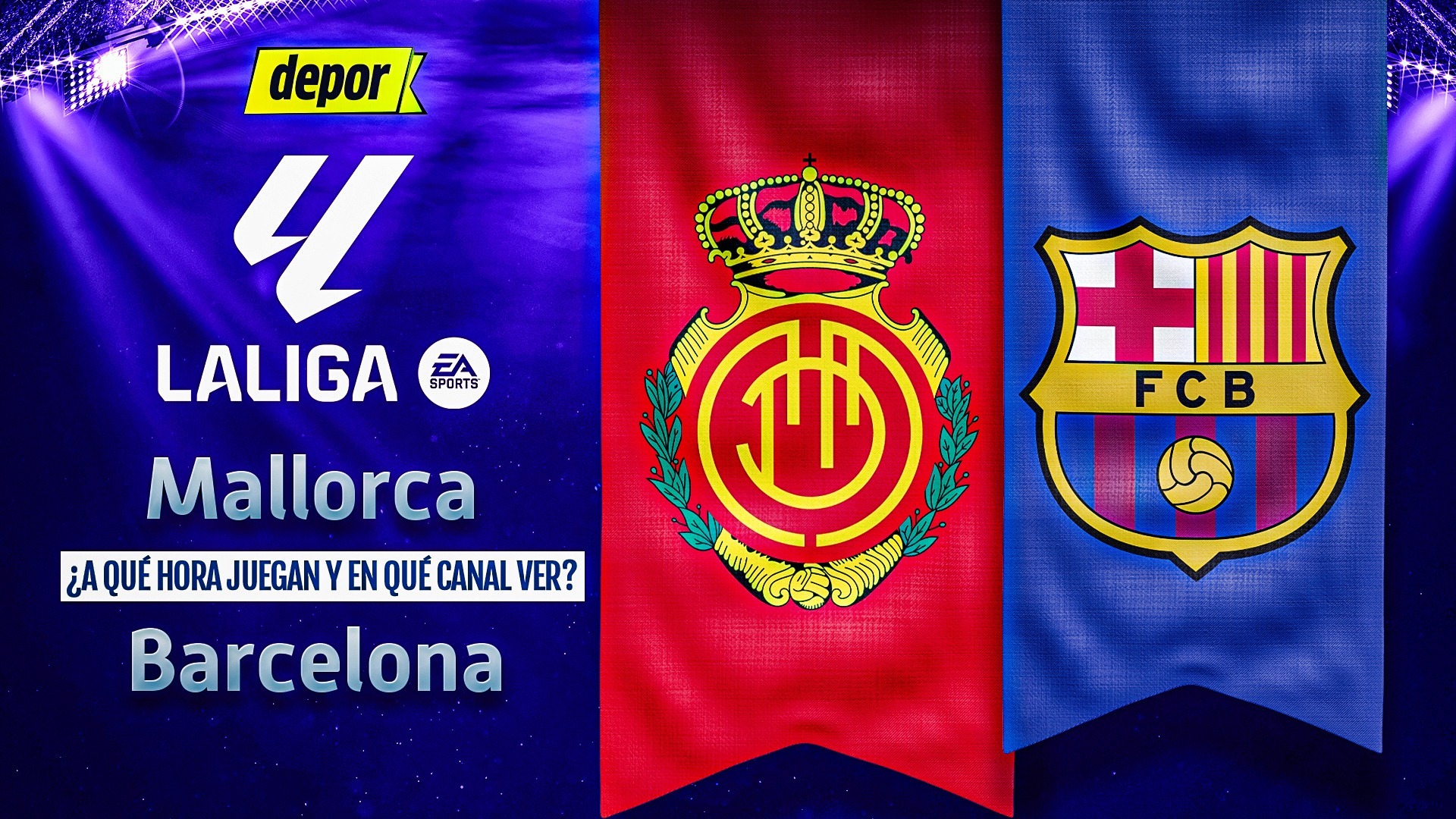 Barcelona vs. Mallorca por LaLiga | Diseño: Christian Marlow