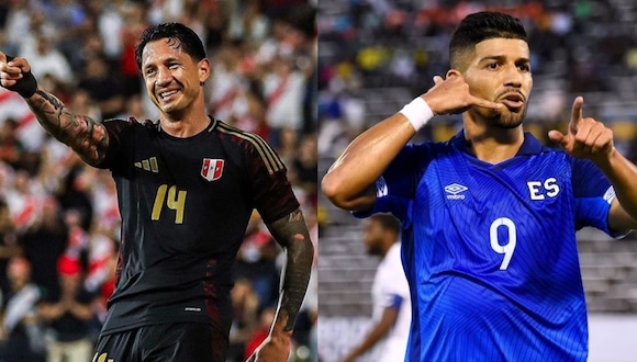 Perú vs. El Salvador juegan partido amistoso. (Foto: Composición)