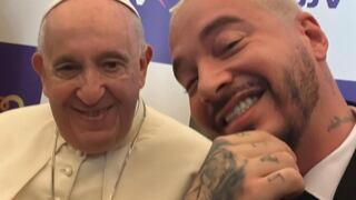 J Balvin tras reunirse con el papa Francisco en el Vaticano: “Le gusta el reguetón” 