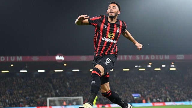 Lloyd Kelly defensa del AFC Bournemouth y con un valor de 16 millones de euros en el mercado. (Foto: AFP)