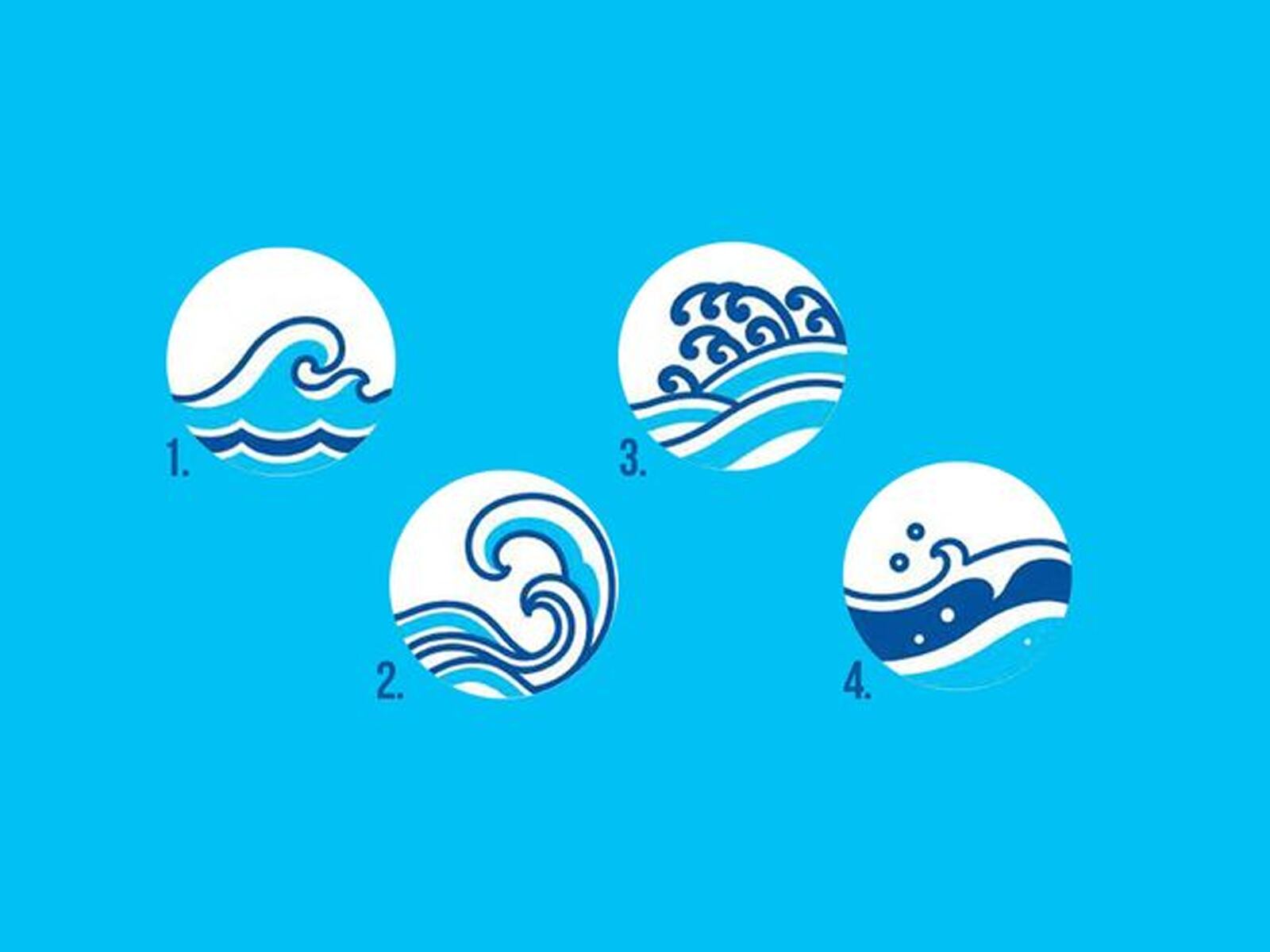 TEST VISUAL | Las olas del mar representan los altibajos de la vida. Te invito a elegir una de las cuatro olas que se presentan y te revelaré la cualidad que deberías desarrollar para enfrentar las situaciones difíciles con mayor fortaleza y resiliencia. | bioguia