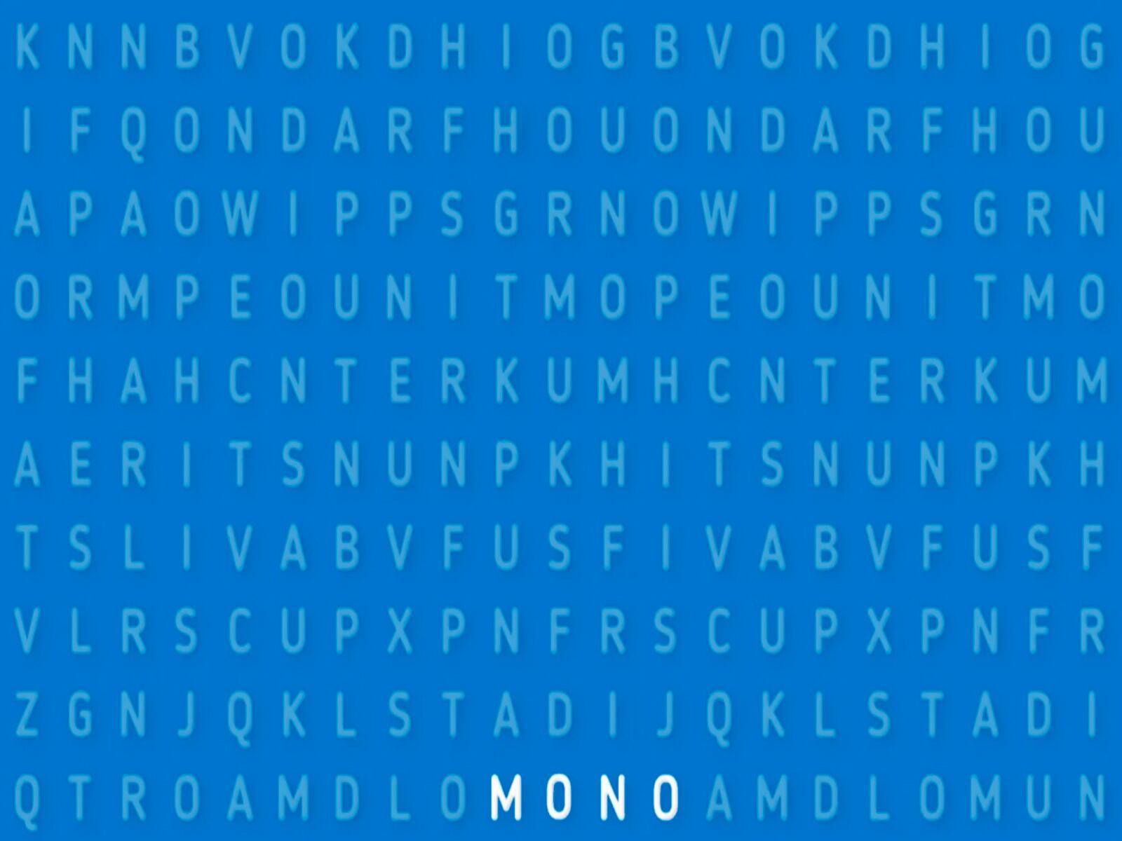 Aquí te muestro la ubicación de la palabra 'mono' en esta complicada sopa de letras. | Foto: enséñame de ciencia