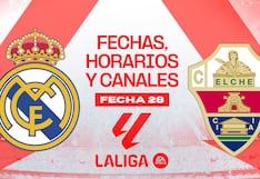 Real Madrid vs. Elche: fecha, horarios y canales de TV por LaLiga