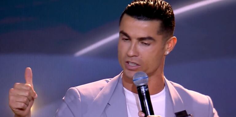 Cristiano Ronaldo arremetió contra los organizadores del Balón de Oro. (Foto: Captura)
