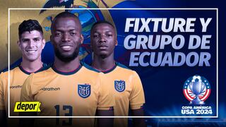 Grupo de Ecuador en Copa América: fixture completo, partidos, rivales y calendario