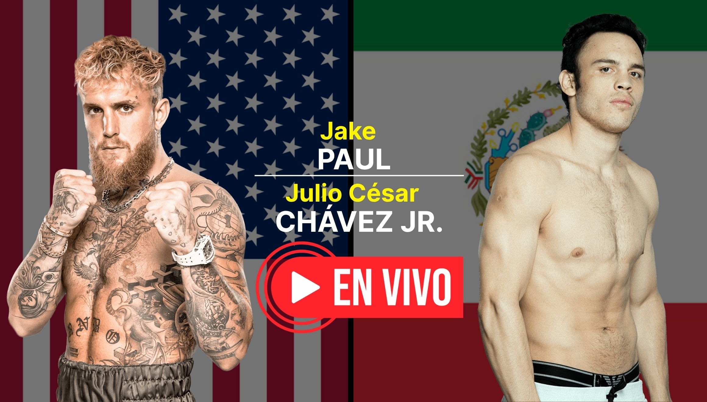 Desde el Honda Center de Anaheim, pelean Jake Paul vs. Julio César Chávez Jr. este sábado 28 de junio de 2025. (Foto: Composición Canva/Depor)