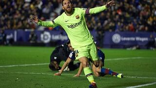 Con Messi 'extraterrestre': Barcelona goleó 5-0 a Levante por La Liga Santander 2018