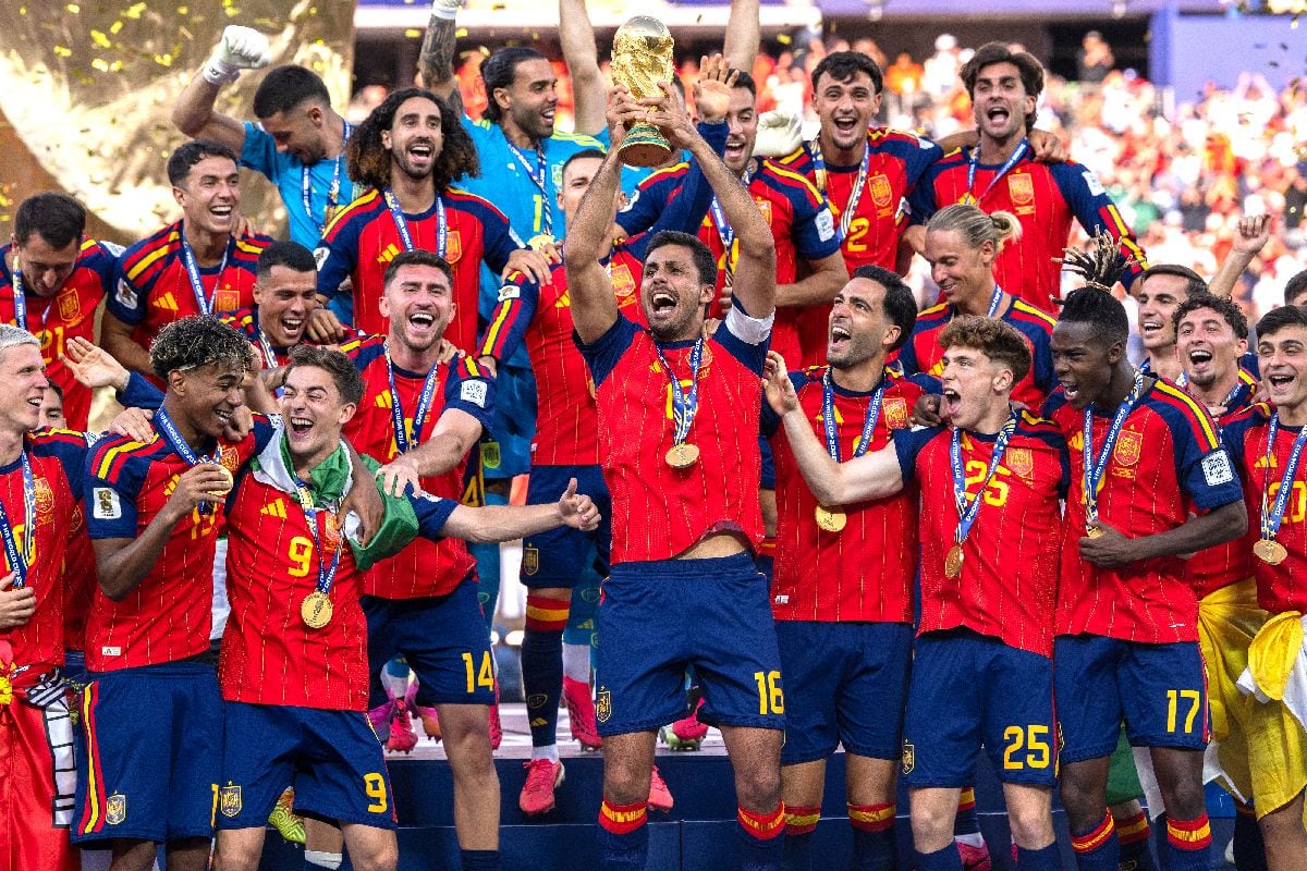 Rodri salió campeón del mundo con España tras vencer a Argentina en la final. (Foto: Getty Images)