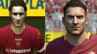 Eterno también en el 'FIFA': así cambió Totti en la Roma en 25 años de carrera