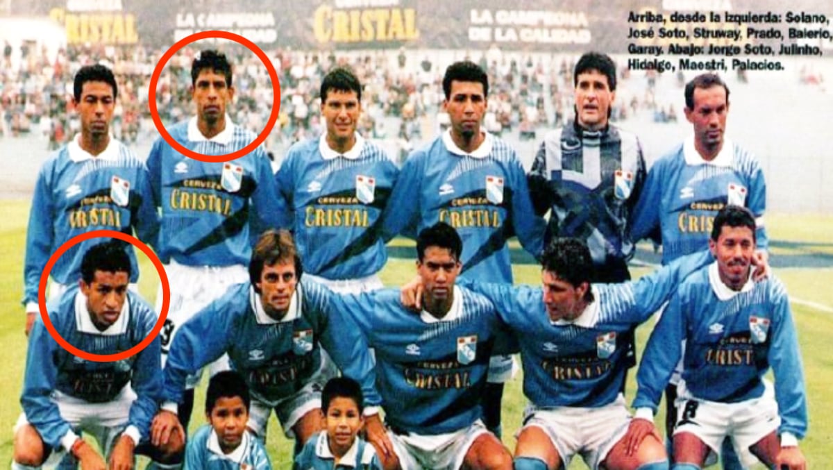 Los hermanos Soto en una instantánea oficial de Sporting Cristal | Foto: Historias Coperas