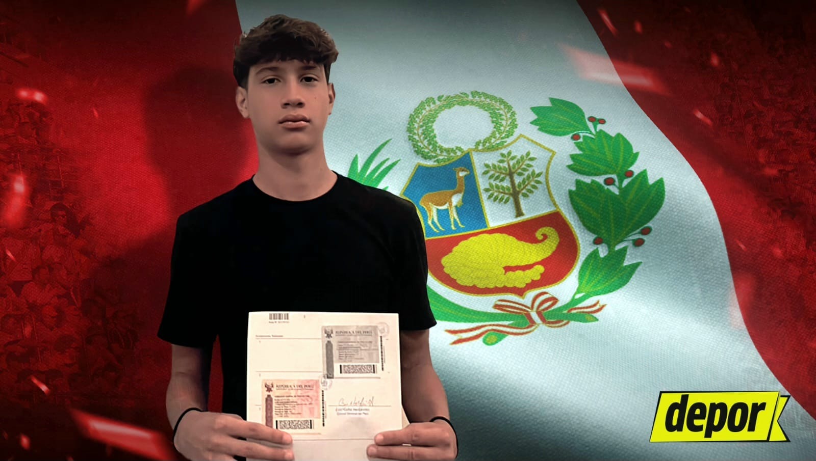 Futbolista italiano de la Juventus ya tiene su partida de nacimiento que lo acredita como ciudadano peruano.