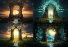 Tu fuente de inspiración puede revelarse tras una puerta mística: ¡resuelve el test visual!