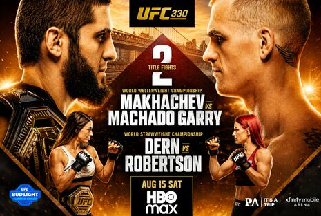 HBO Max televisó la pelea de Islam Makhachev vs. Ian Machado Garry por el UFC 330