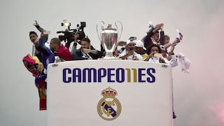 Real Madrid ofreció la 'Undécima' en Cibeles ante miles de hinchas (FOTOS)