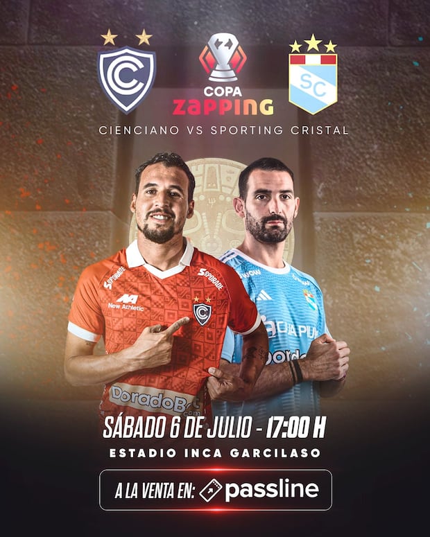 Cienciano vs Sporting Cristal por la Copa Zapping 2024. (Foto: @Club_Cienciano).