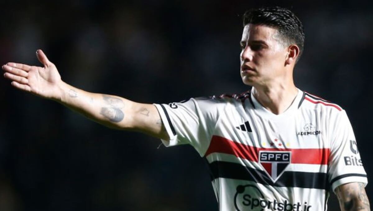 James Rodríguez llegó a São Paulo proveniente de Olympiacos. (Foto: Getty Images)
