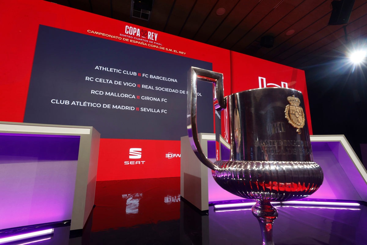 Sorteo Copa del Rey: así se jugarán los cuartos de final con Barcelona vs. Athletic Club.