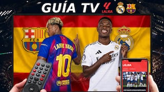 Canales TV que transmitieron el clásico FC Barcelona - Real Madrid (2-0) por LaLiga EA Sports