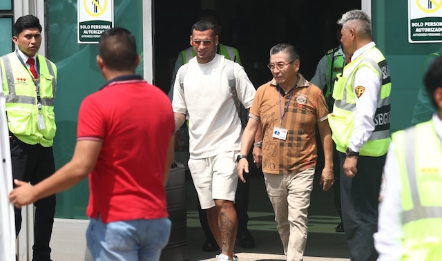 Miguel Trauco llegó a Lima para incorporarse a los trabajos en Videna con Jorge Fossati. (Foto: jorge.cerdan/@photo.gec)