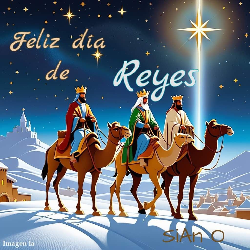 Día de los Reyes Magos: imágenes para compartir este 6 de enero (Foto: Pinterest).