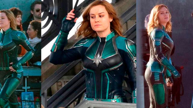 El traje verde de Capitana Marvel que se ve en el detrás de cámaras ya es canon en los cómics