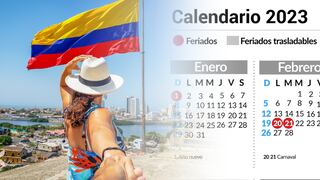 Calendario de Colombia 2023: cuántos feriados, puentes y días festivos