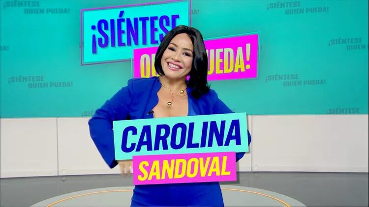 Carolina Sandoval regresa a "¡Siéntese quien pueda!" (Foto: Univision)