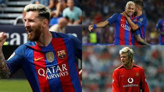 Messi, Neymar y otros futbolistas que se pintaron el pelo de rubio (FOTOS)