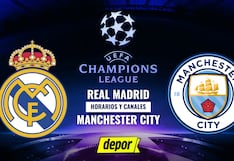 ¿Qué canales transmiten Real Madrid vs. Manchester City?