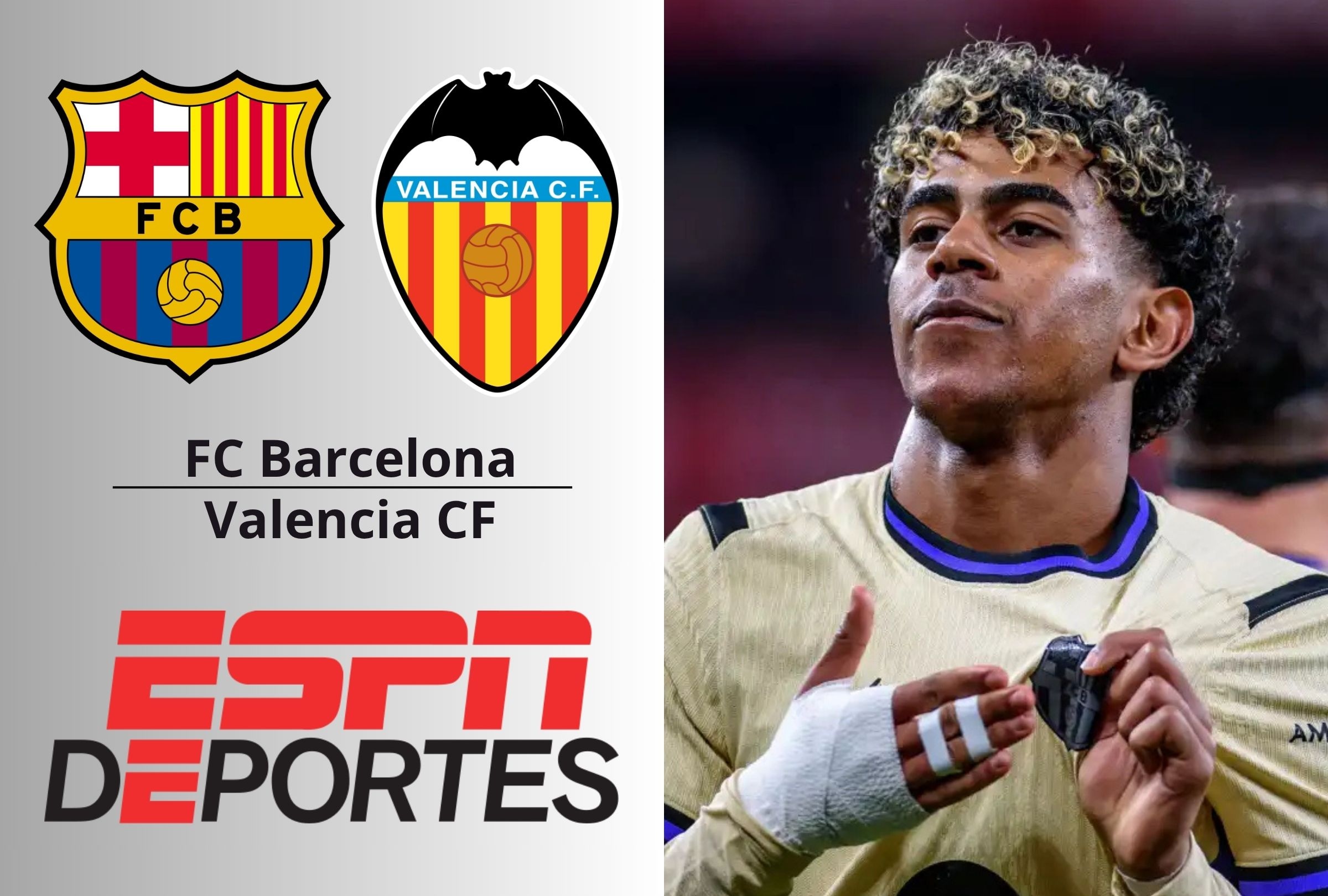 ESPN Deportes transmite el partido FC Barcelona vs. Valencia CF EN VIVO y EN DIRECTO desde Estados Unidos, válido por la jornada 4 de LaLiga EA Sports. (Foto: Composición Depor)