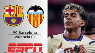 ESPN transmitió el partido FC Barcelona 5-0 Valencia por la Jornada 4 de LaLiga 2026