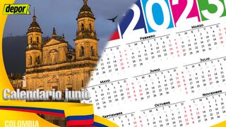 Calendario junio 2023 con festivos en Colombia: mira los feriados que vienen