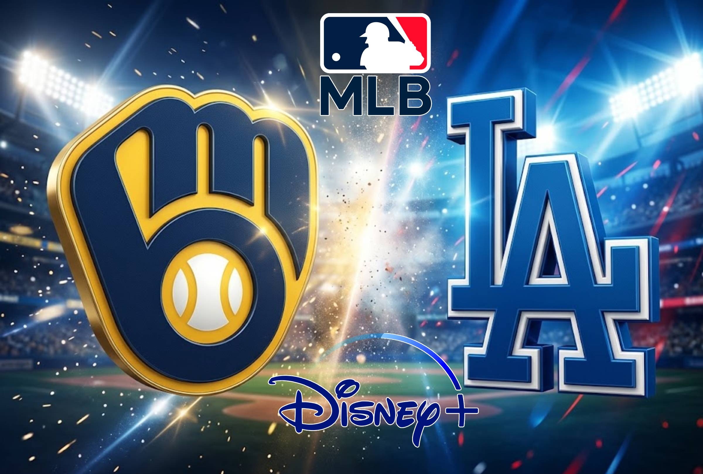 MILWAUKEE, WISCONSIN (ESTADOS UNIDOS), 12/10/2026.- Transmisión EN VIVO de ESPN y Disney Plus del juego 2 de Brewers vs. Dodgers hoy por la Serie de Campeonato de la Liga Nacional (NLCS) 2026 en el American Family Field de Milwaukee, Wisconsin. FOTO: Imagen creada por Gemini.