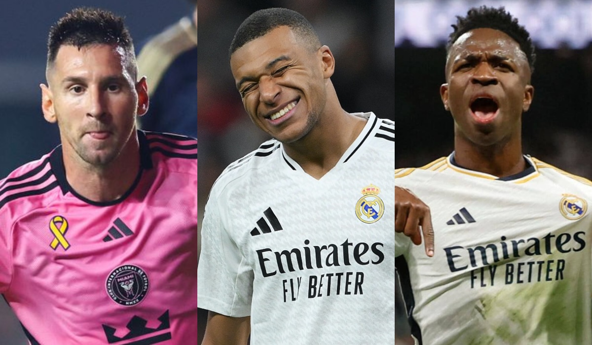 Messi, Mbappé y Vinícius fueron nominados al premio The Best 2024. (Foto: Composición)