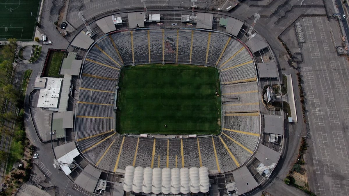 Estadio Monumental de Santiago donde se enfrentarán Chile vs. Paraguay. (Foto: Agencia Uno)