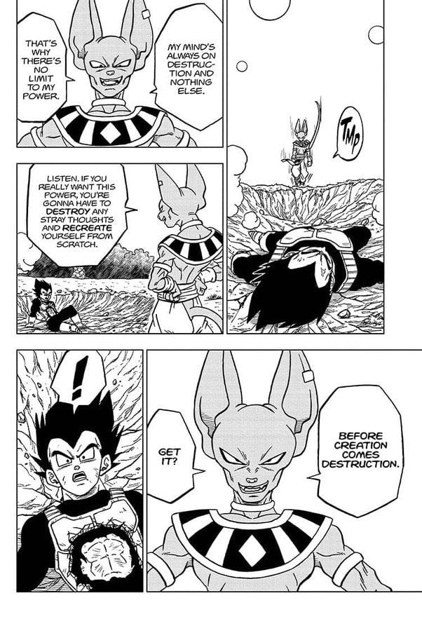 Beerus explica por qué no aprende el Ultra Instinto