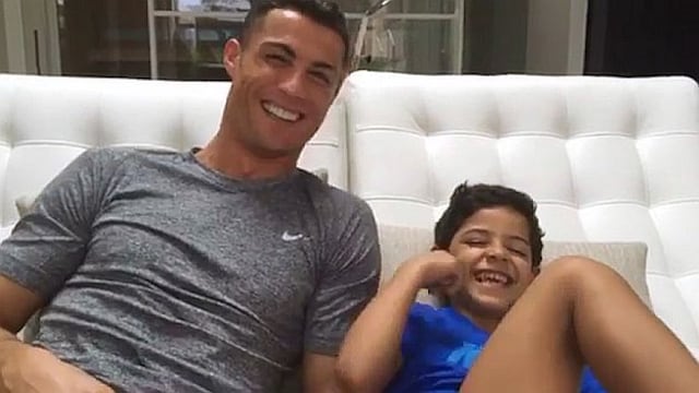 Cristiano Ronaldo: su hijo lo troleó en Instagram y se 'mataron' de risa