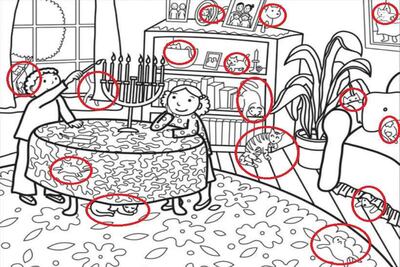 Visual test - Can you identify the 15 cats in the picture in 11 seconds? 3 Solución: los 15 gatos ocultos destacados. (Foto: Playbuzz)