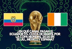 🌐 En qué canal pasan el Ecuador vs. Costa de Marfil EN VIVO hoy por la Copa del Mundo 2026