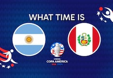 What time is the kick-off for Argentina vs. Peru? Start-time in your country and time zones