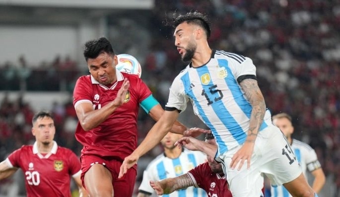 Argentina venció 2-0 a Indonesia por partido amistoso internacional. (Foto: Getty Images)