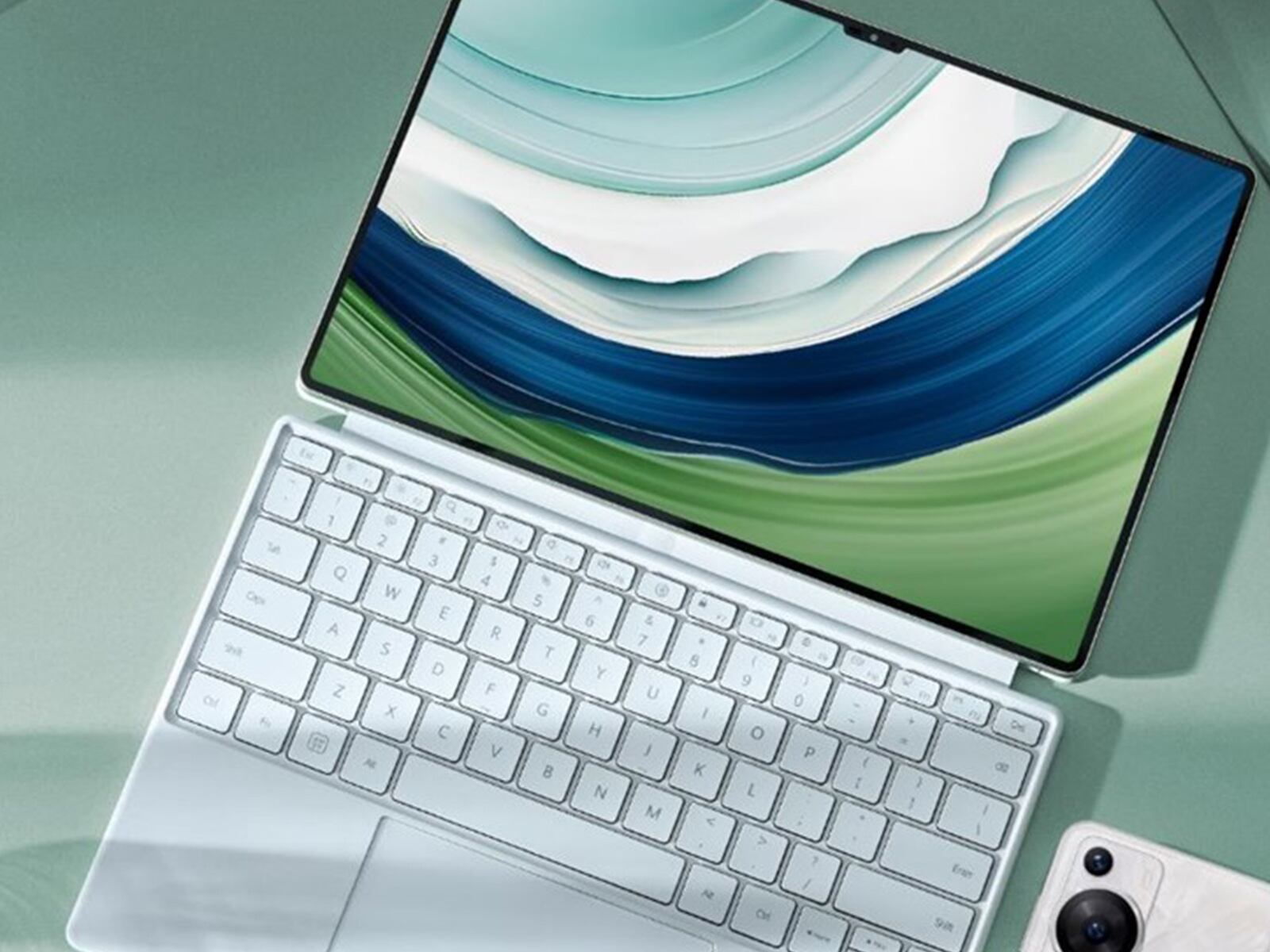 HUAWEI | Así se puede transformar la tablet como laptop. (Foto: Huawei)