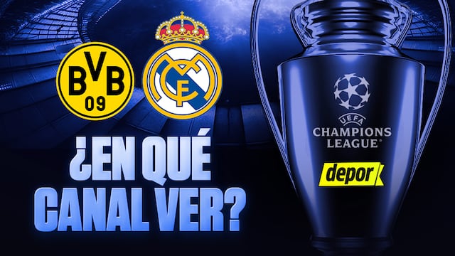 En qué canales de TV ver Real Madrid vs. Dortmund por final Champions League