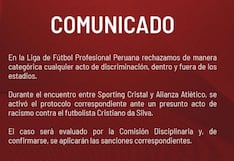 ¡Se aplicarán las sanciones! LFP se pronuncia tras presunto acto racista contra jugador de Sporting Cristal