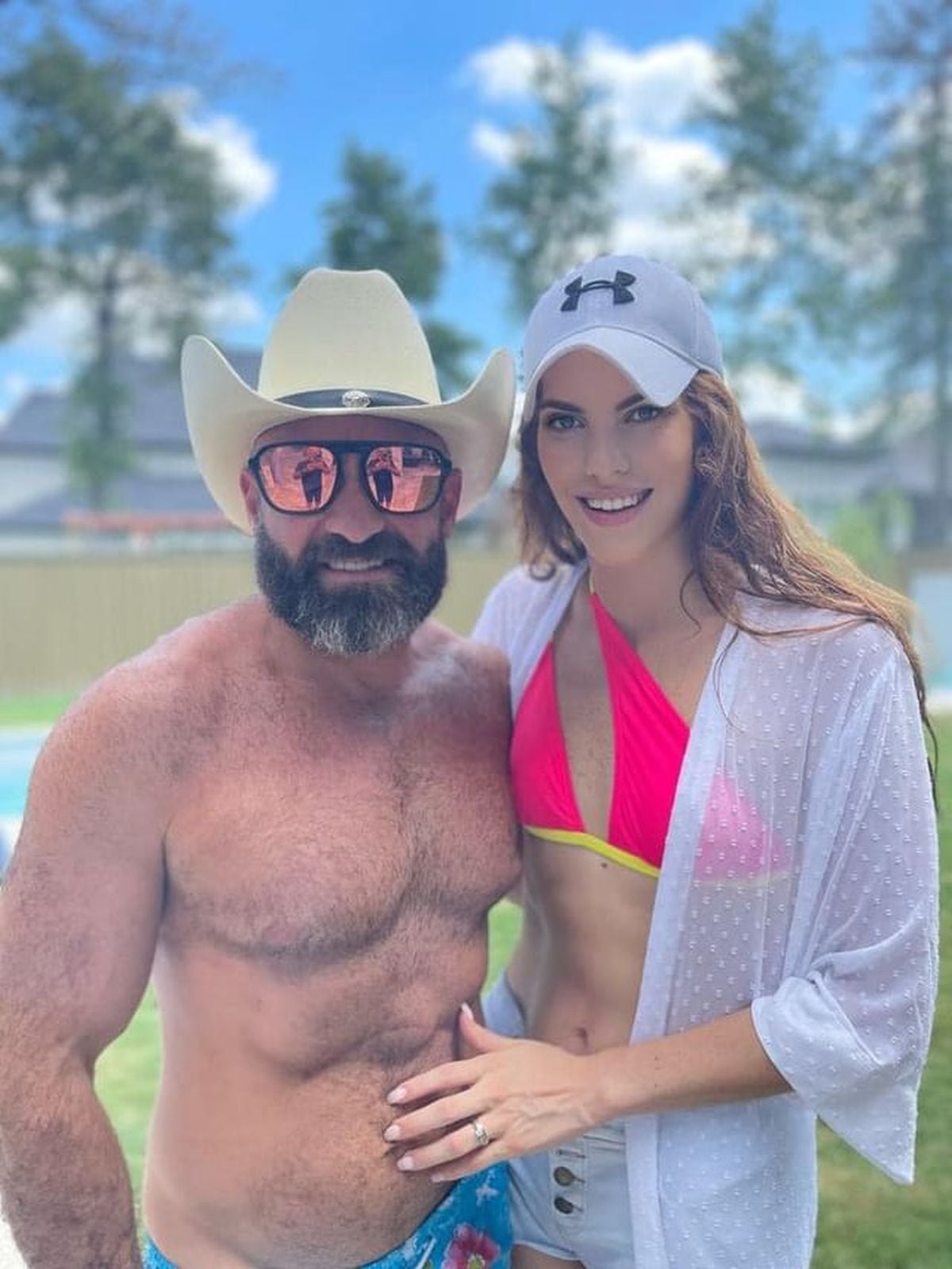 Junto a su pareja María Estrada (Foto: Pedro Ferriz Hijar / Instagram)