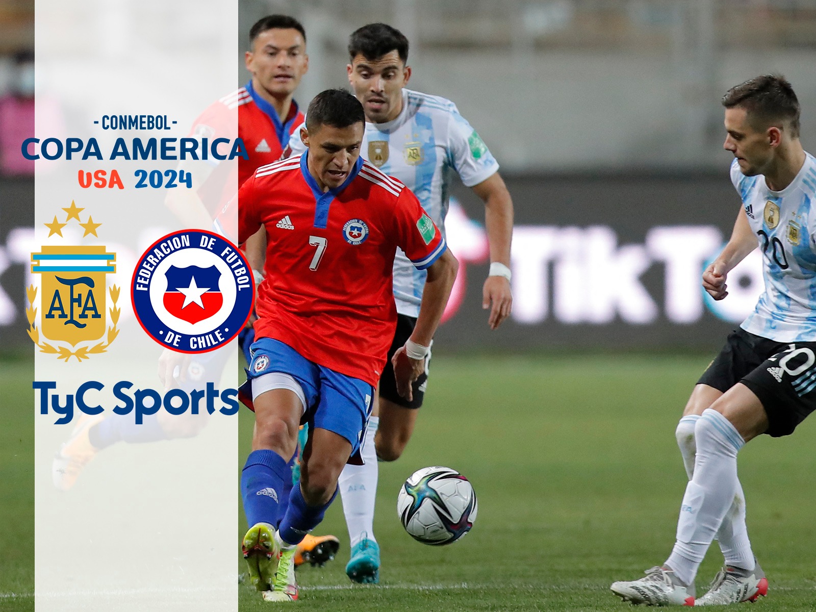 Sigue TyC Sports EN VIVO, conoce aquí cómo ver la transmisión EN DIRECTO y ONLINE del partido entre Argentina y Chile por Copa América.| Foto: Composición Depor