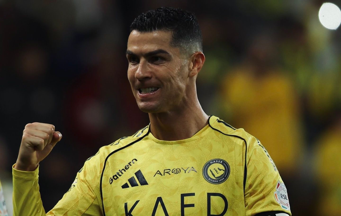 El delantero portugués recibió el premio al mejor jugador de Oriente Medio con su club, Al Nassr, como único líder de la Liga de Arabia Saudita y puntaje perfecto.