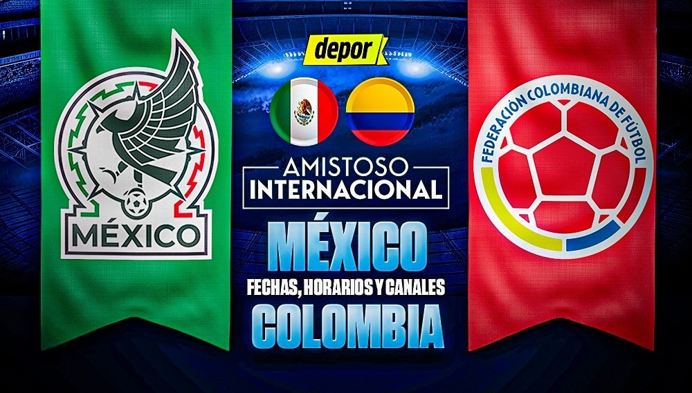 México vs. Colombia se enfrentan en amistoso internacional. (Diseño: Christian Marlow / Depor)