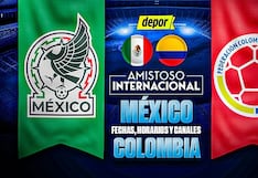 Canales TV / Streaming de México vs. Colombia por amistoso FIFA: horarios y dónde ver